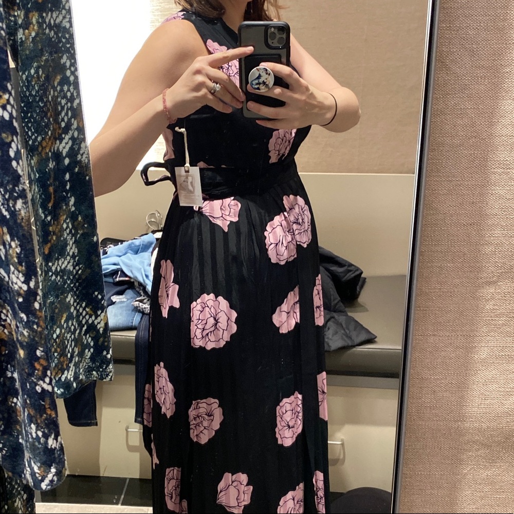 Jessica Simpson Floral Maxi Maternity Dress